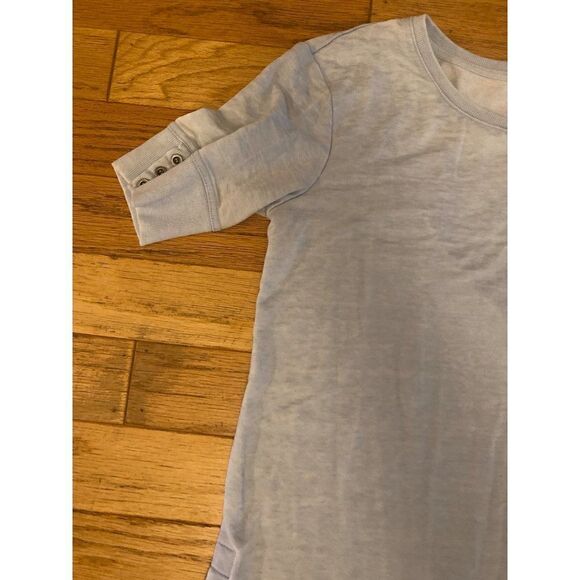 Jane & Delancy women’s grey 3/4 cotton blend button accent tunic size small - Picture 2 of 9